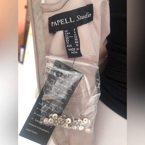 NWT Adrianna Papell Women's Beaded Long Dress - Picture 7 of 12